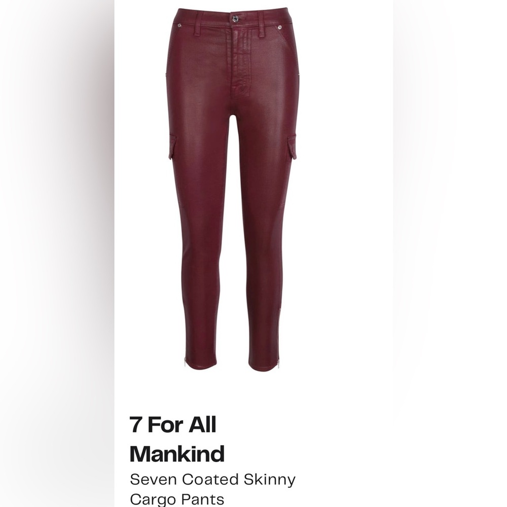 NWT 7 For All Mankind Coated Cargo Pants